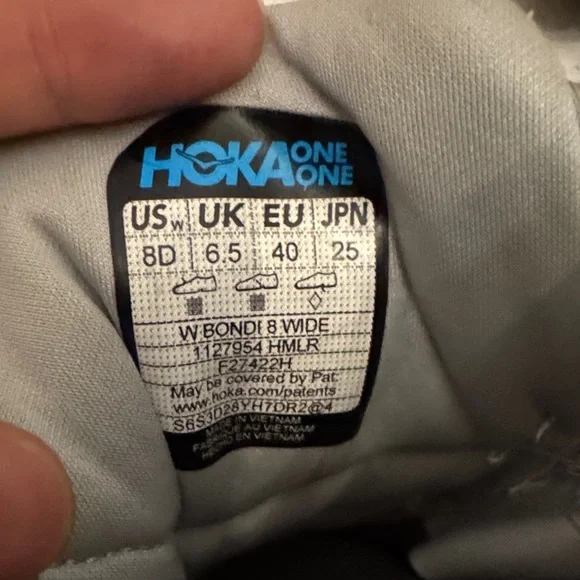 HOKA Bondi 8 Running Shoe 8D
HARBOR MIST / LUNAR ROCK - Picture 15 of 15